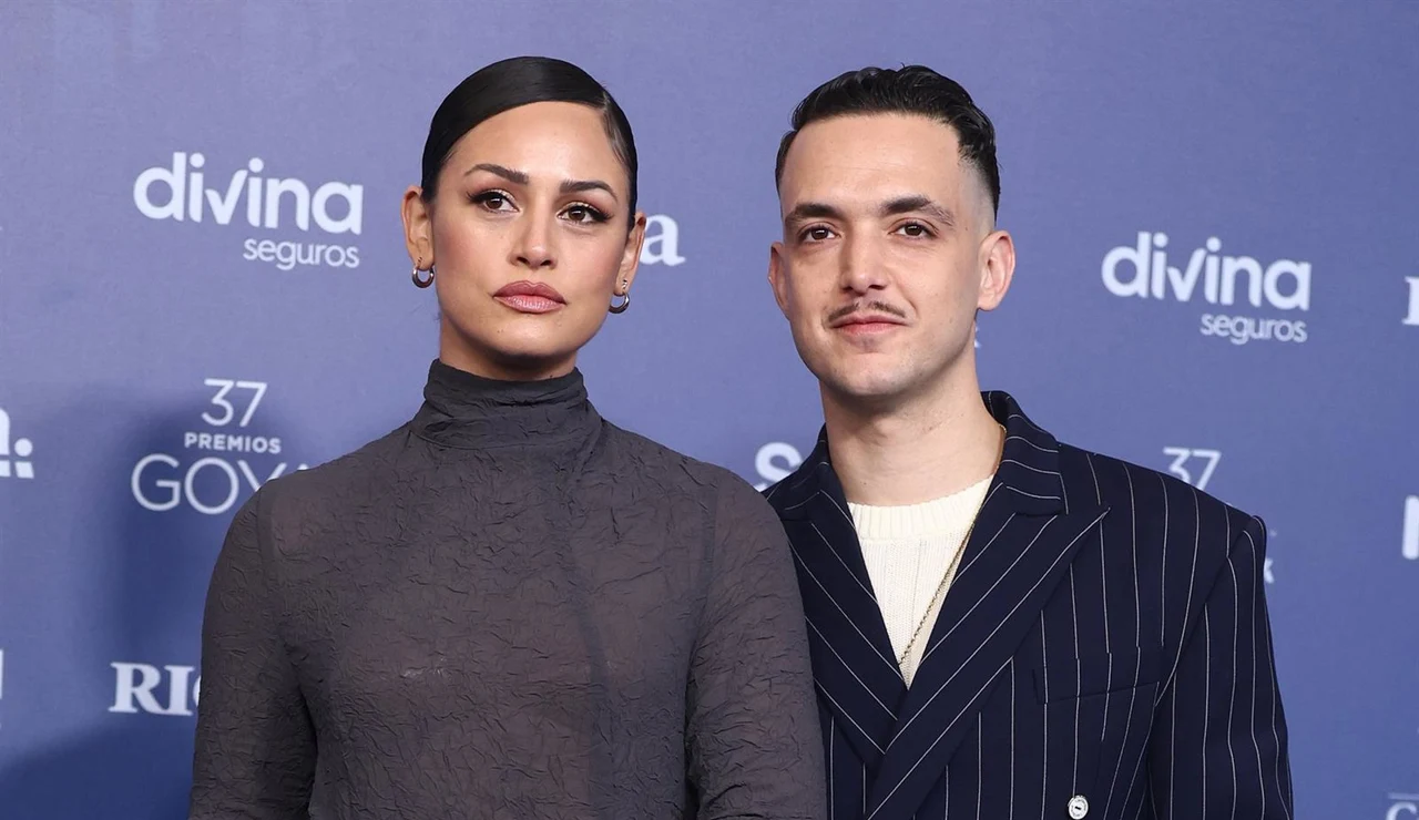 El cantante C Tangana y su pareja Rocío Aguirre