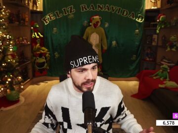 Juan Guarnizo en un directo de Twitch