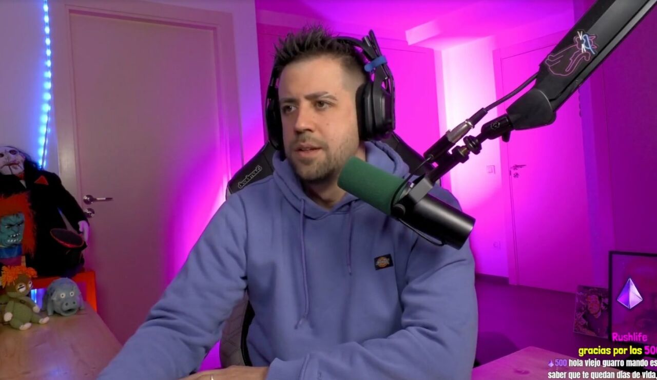 Auronplay en un directo de Twitch