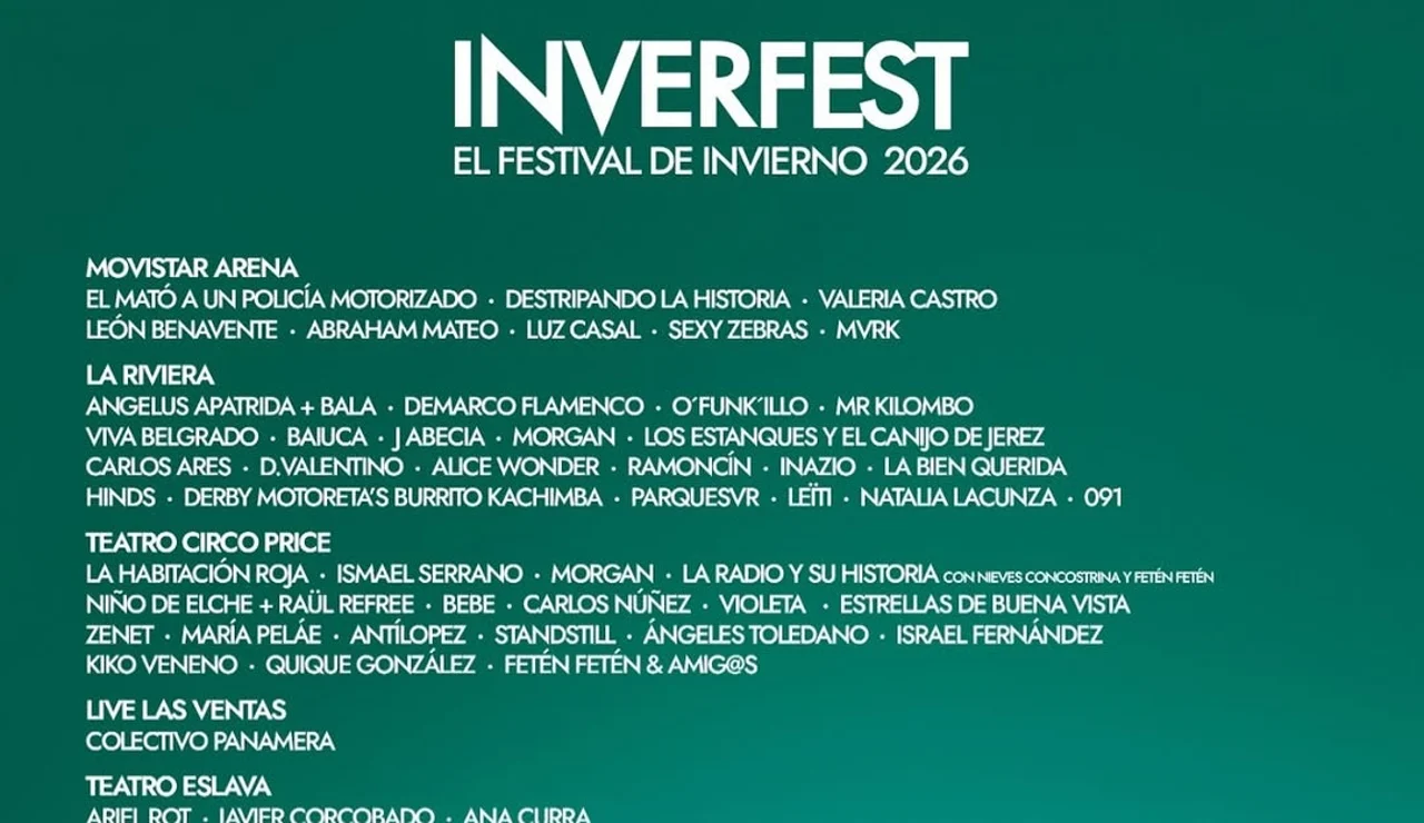 Cartel del Inverfest 2026