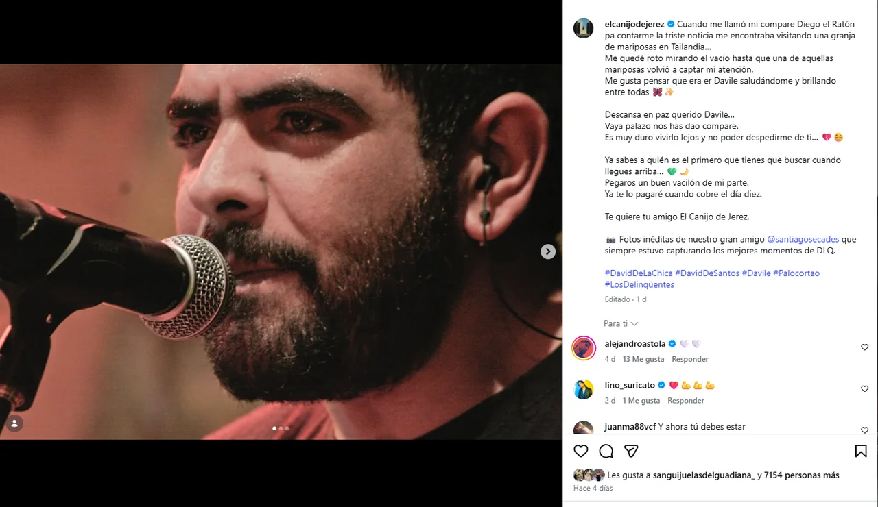 Muere David de la Chica 'Davile', letrista de Los Delinqüentes