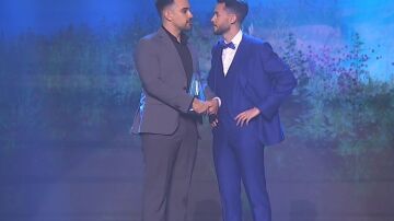 Imagen de TheGrefg e IlloJuan en los Premios Esland