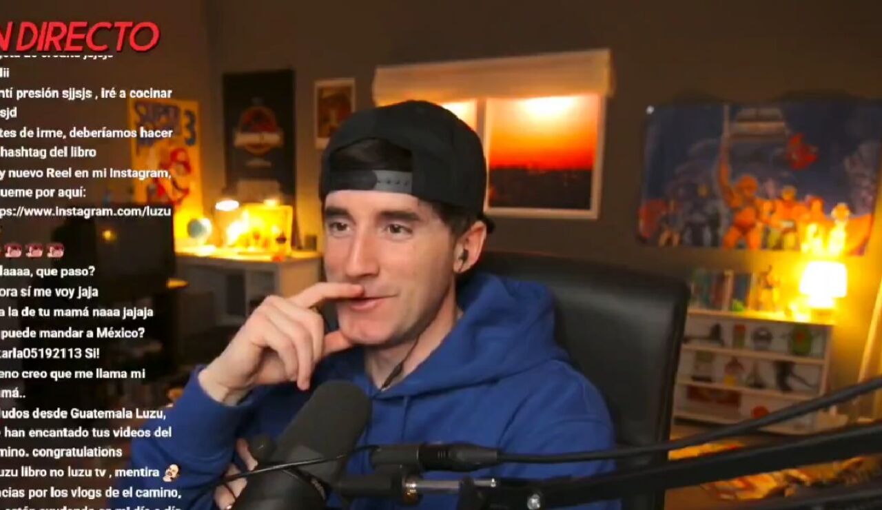 Imagen de Luzu en stream