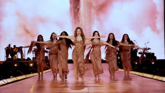 Shakira durante un concierto