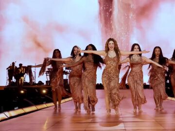 Shakira durante un concierto