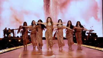 Shakira durante un concierto