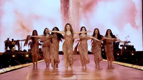 Shakira durante un concierto Shakira durante un concierto