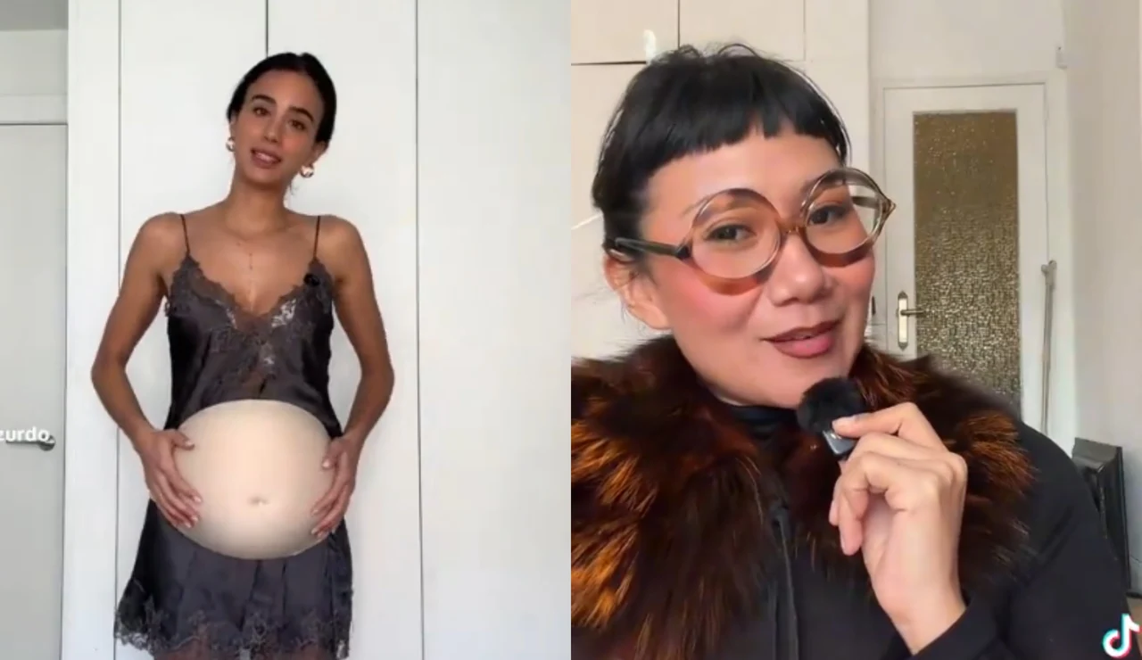 Roxana Zurdo y Carla Paucar.