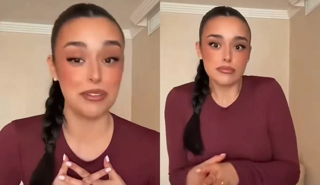 Marta Díaz en su vídeo.