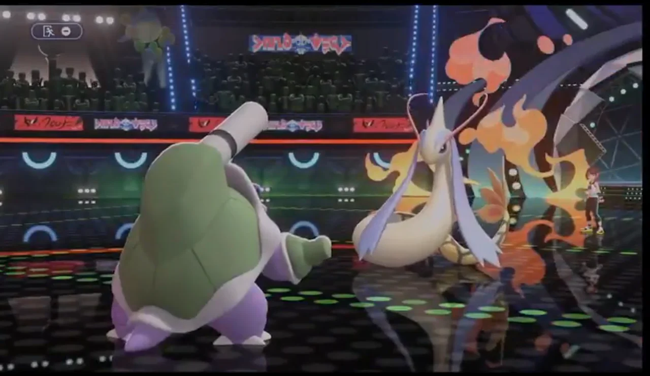 Gameplay de Pokémon Champions.
