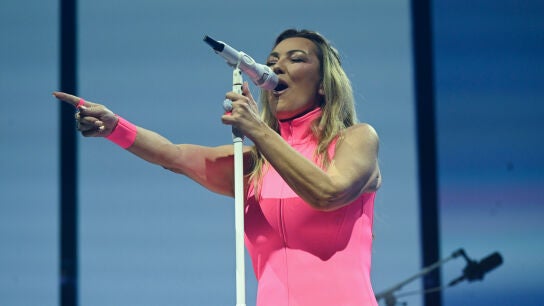 Amaia Montero en su primer concierto con La oreja de Van Gogh tras su regreso