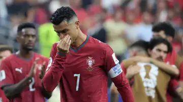 Cristiano Ronaldo llora tras la eliminación de Portugal en el Mundial 2026 Cristiano Ronaldo llora tras la eliminación de Portugal en el Mundial 2026