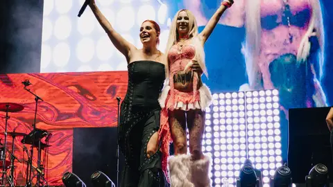 Leire Martinez y Metrika en el Arenal Sound Leire Martinez y Metrika en el Arenal Sound