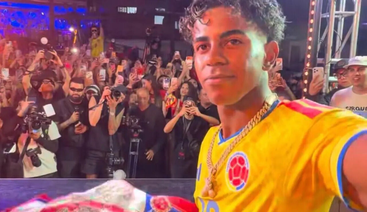 Lamine Yamal de fiesta en Colombia