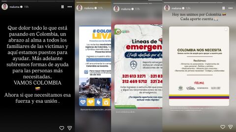 Stories de Maluma en Instagram