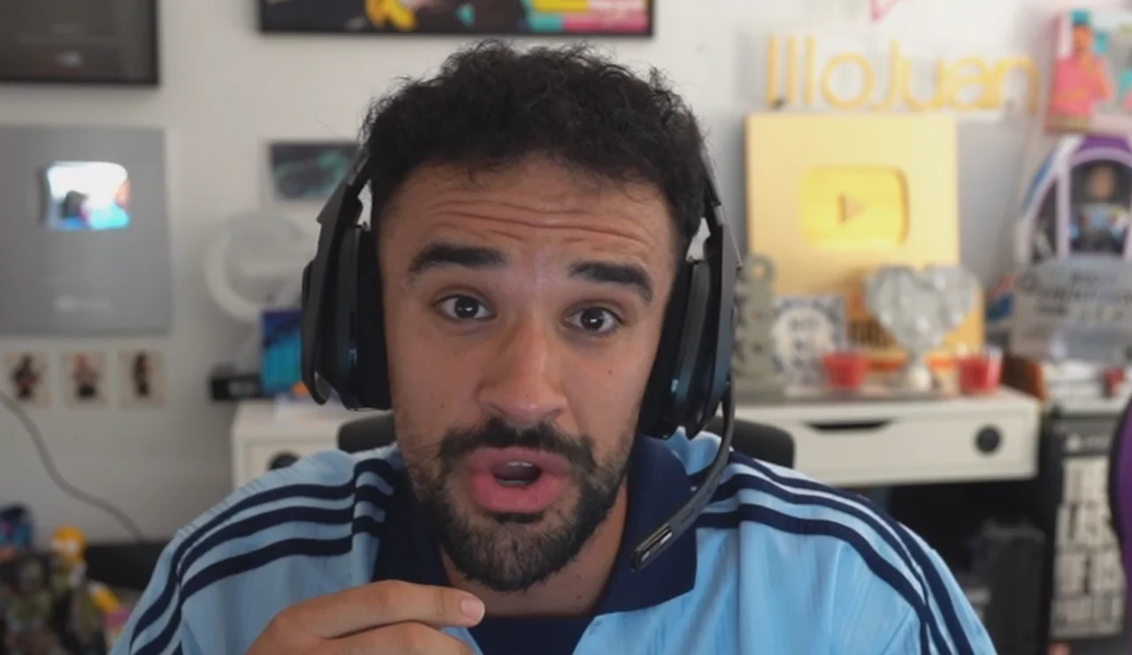 IlloJuan durante un directo de Twitch