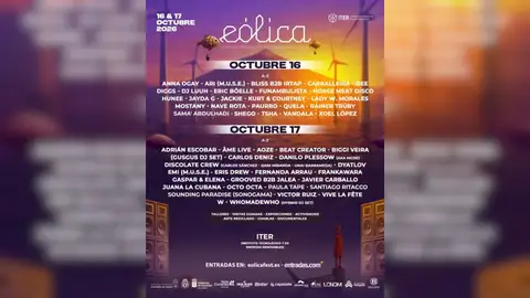Cartel EÓLICA 2026 Cartel EÓLICA 2026