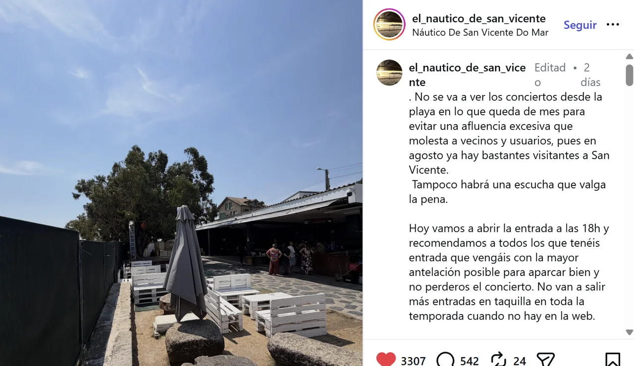 Instagram de El Náutico de San Vicente