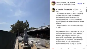 Instagram de El Náutico de San Vicente Instagram de El Náutico de San Vicente