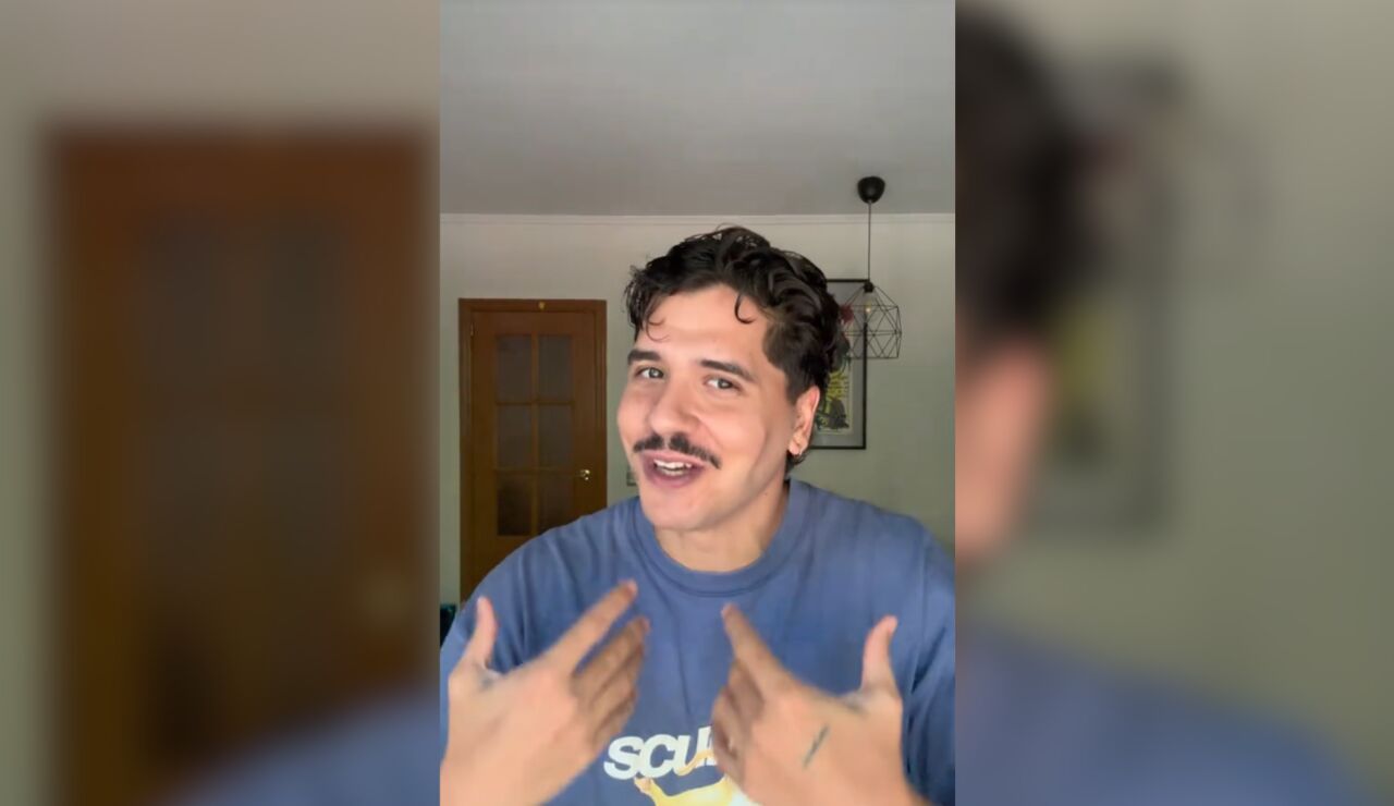 Noel Horcajada en su TikTok