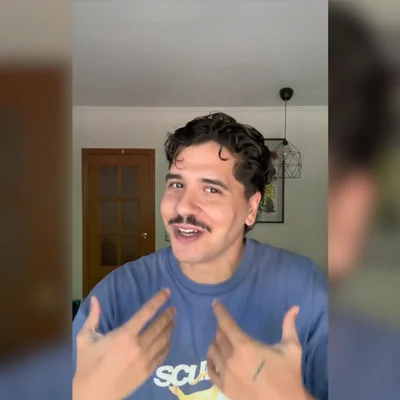 Noel Horcajada en su TikTok