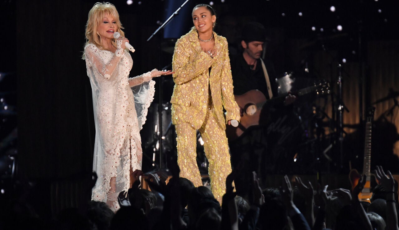Dolly Parton y Miley Cyrus