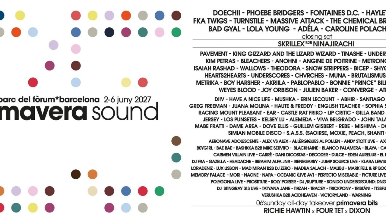 Cartel del Primavera Sound 2027