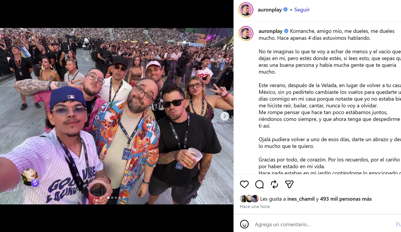 Instagram de Auronplay