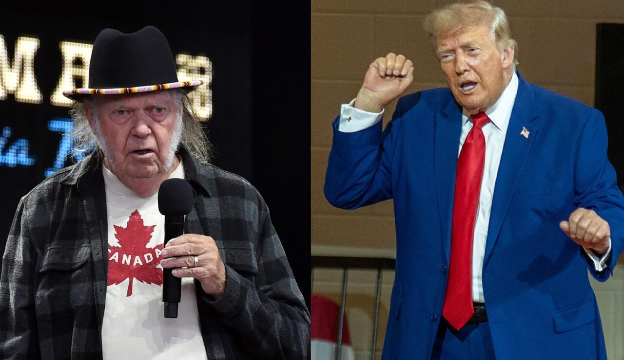 Neil Young y Donald Trump