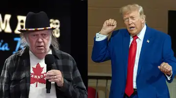 Neil Young y Donald Trump Neil Young y Donald Trump